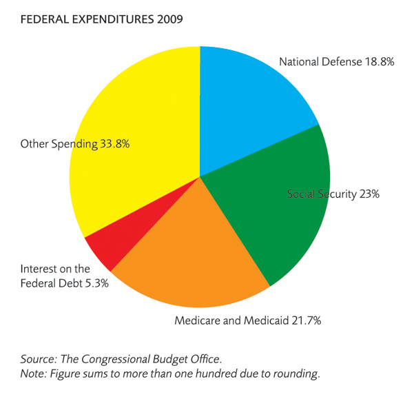 Federal Budget Pie Chart 2009