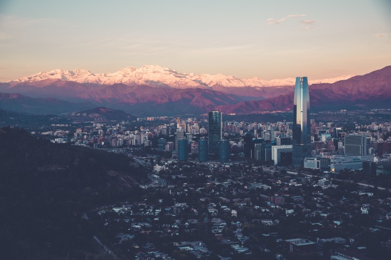 Skyline of Santiago, Chile