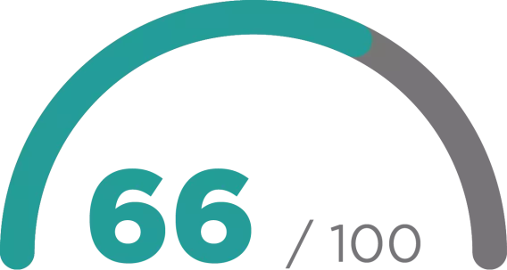 66 drones score out of a 100