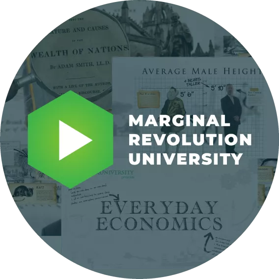 Branded art for Marginal Revolution University
