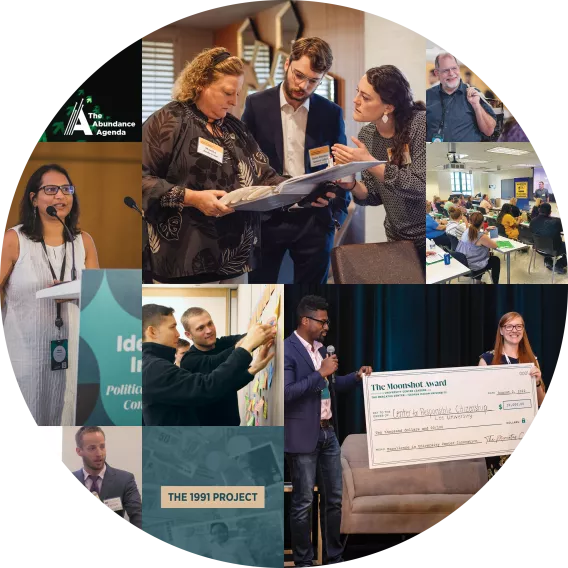 Image collage of various Mercatus Initiatives