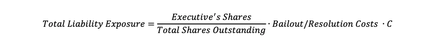 Total liability exposure formula 3