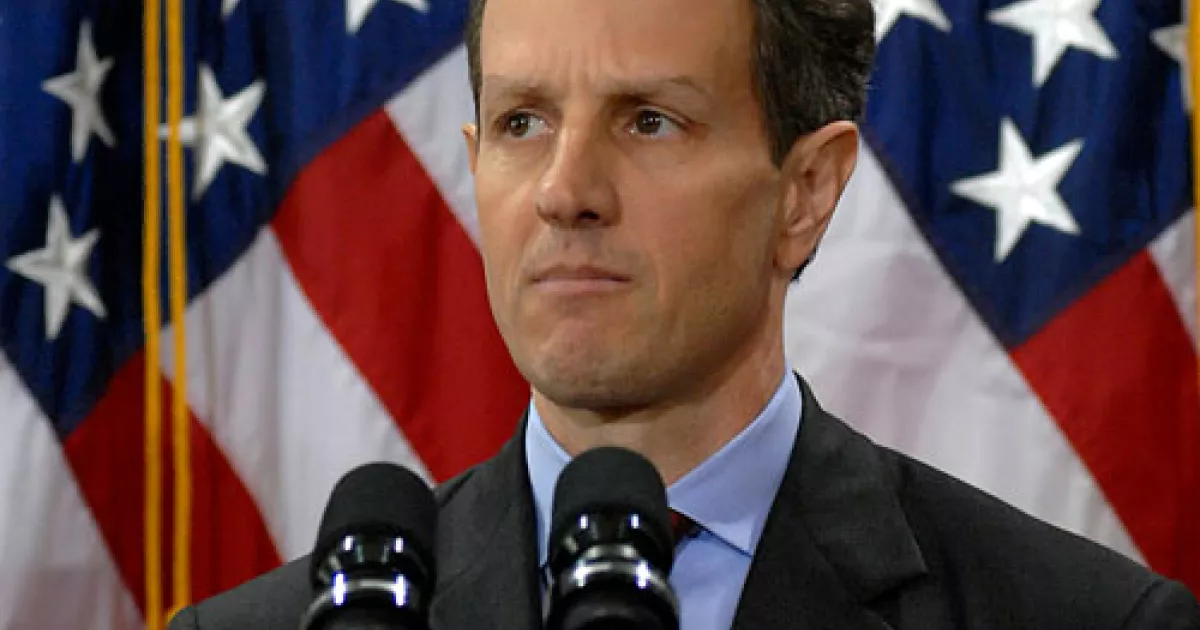 Geithner’s Own Forgetfulness | Mercatus Center